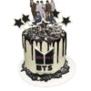 Torta temática de música banda de k-pop BTS