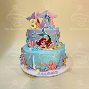Torta de la Sirenita Disney